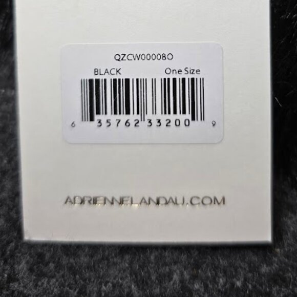 NWT Adrienne Landau Faux Fur Trapper Hat in Black OS - Picture 8 of 12